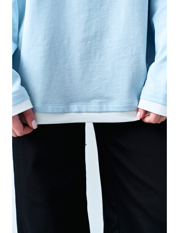 Лонгслів оверсайз двохшаровий