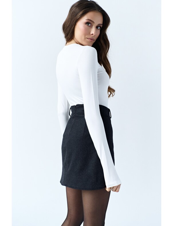 Лонгслів віскоза з вирізом на пальчик