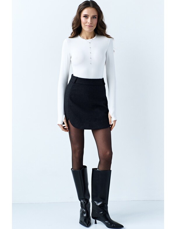 Лонгслів віскоза з вирізом на пальчик