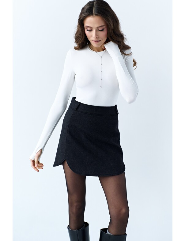 Лонгслив вискоза с вырезом на пальчик