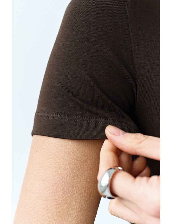 Жіноча приталена футболка колір білий 0