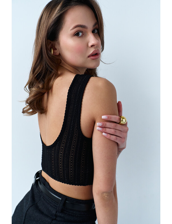 Женский топ гипюр