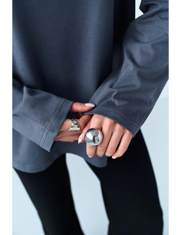 Унісекс лонгслів оверсайз котон