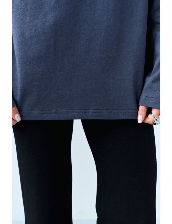 Унісекс лонгслів оверсайз котон