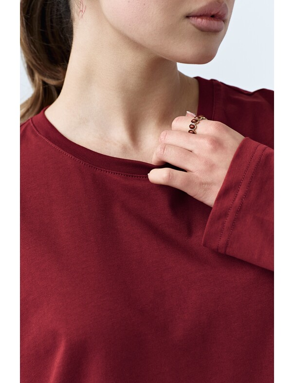 Унісекс лонгслів оверсайз котон