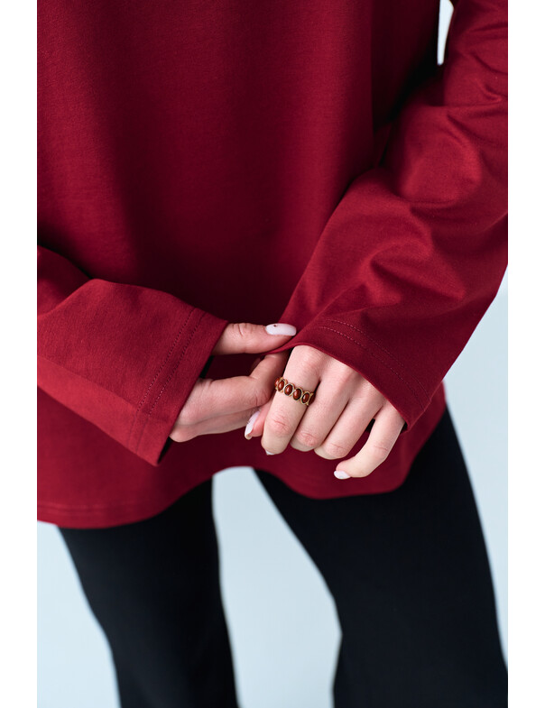 Унісекс лонгслів оверсайз котон