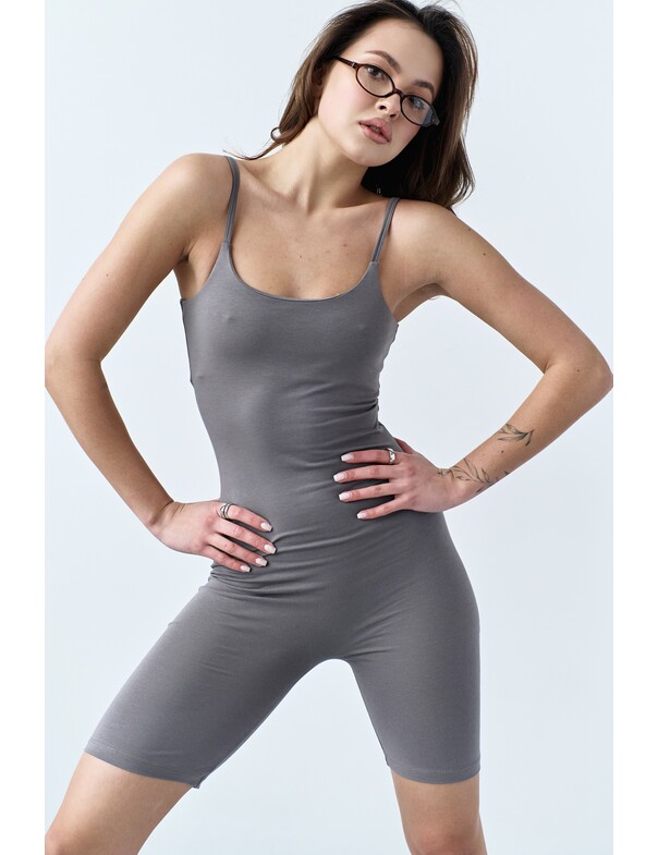 Женский комбинезон шорты стрейч