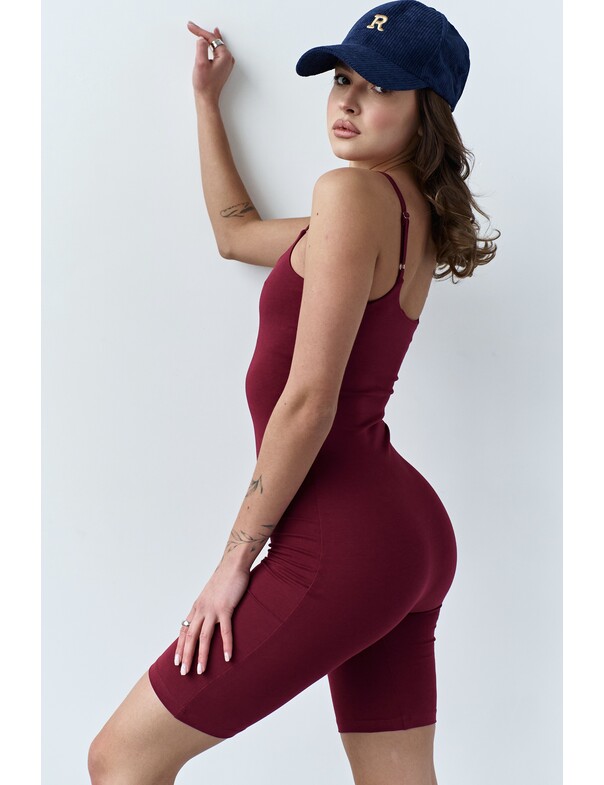 Женский комбинезон шорты стрейч