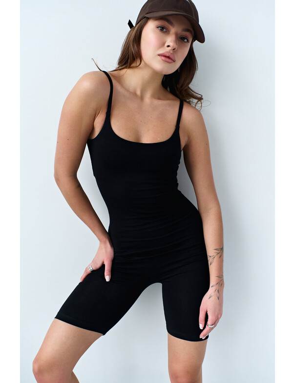 Женский комбинезон шорты стрейч