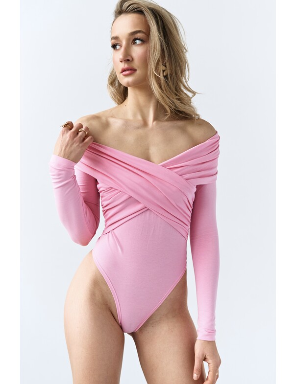 Боді з драпіровкою на запах