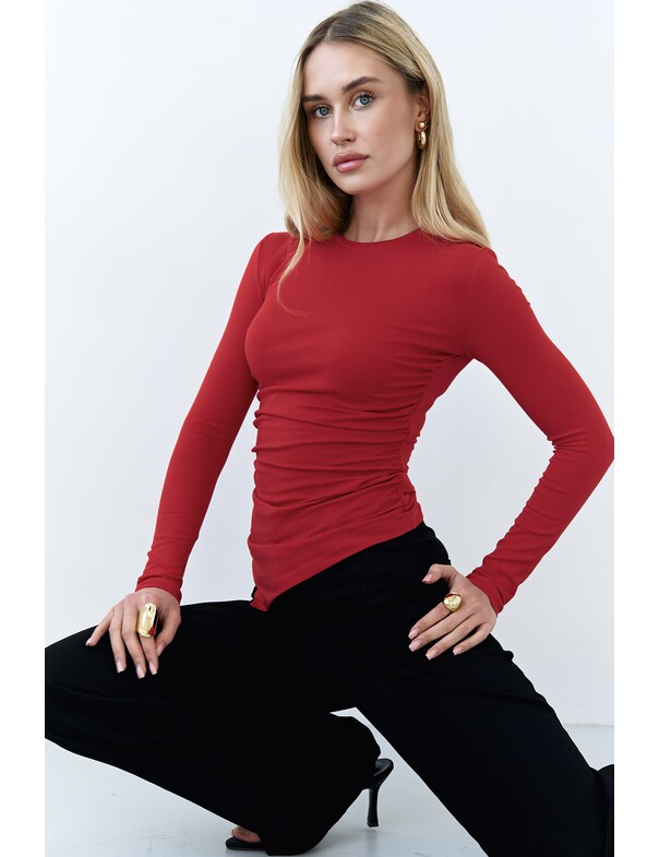 Лонгслив асимметричный