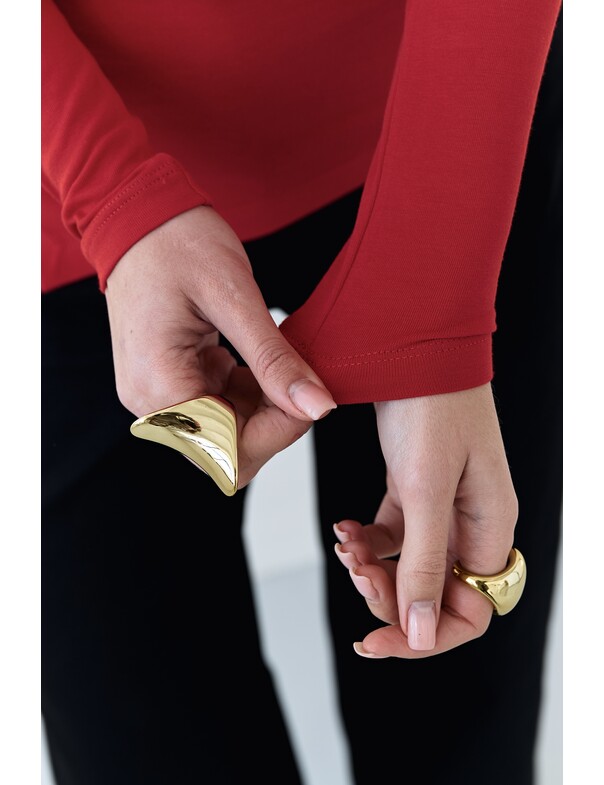 Лонгслив асимметричный