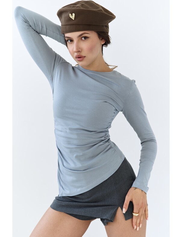 Лонгслив асимметричный