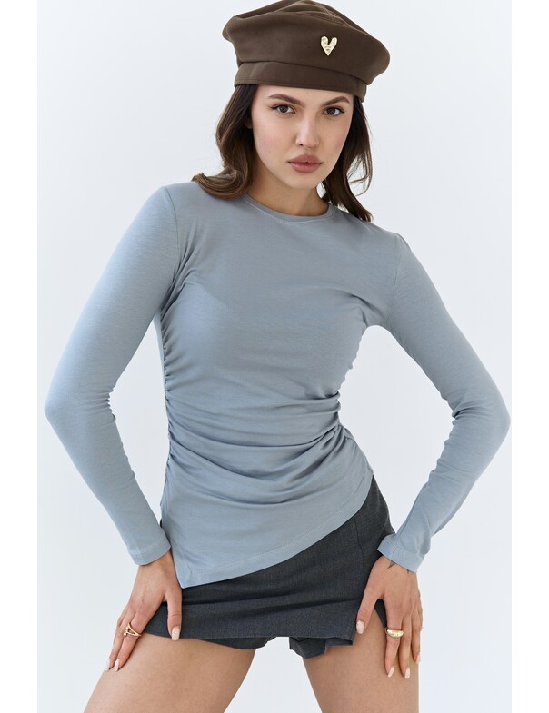 Лонгслив асимметричный