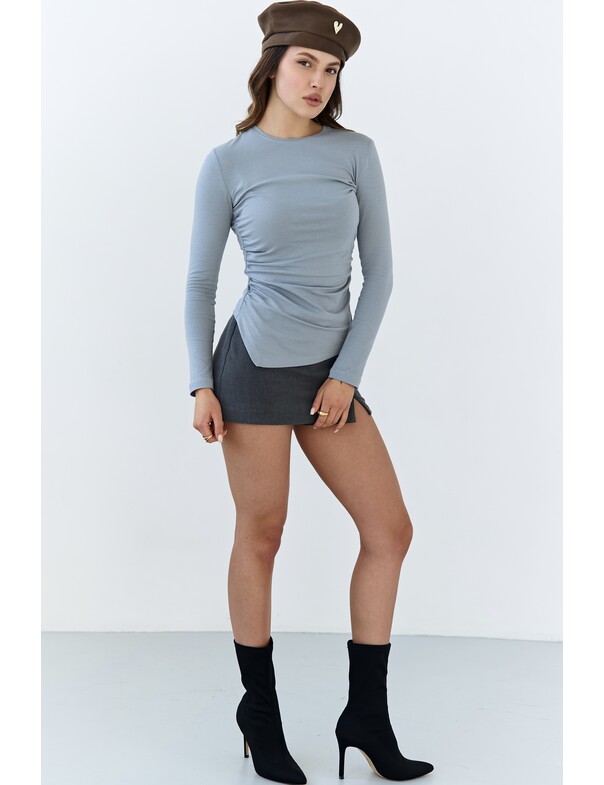 Лонгслив асимметричный