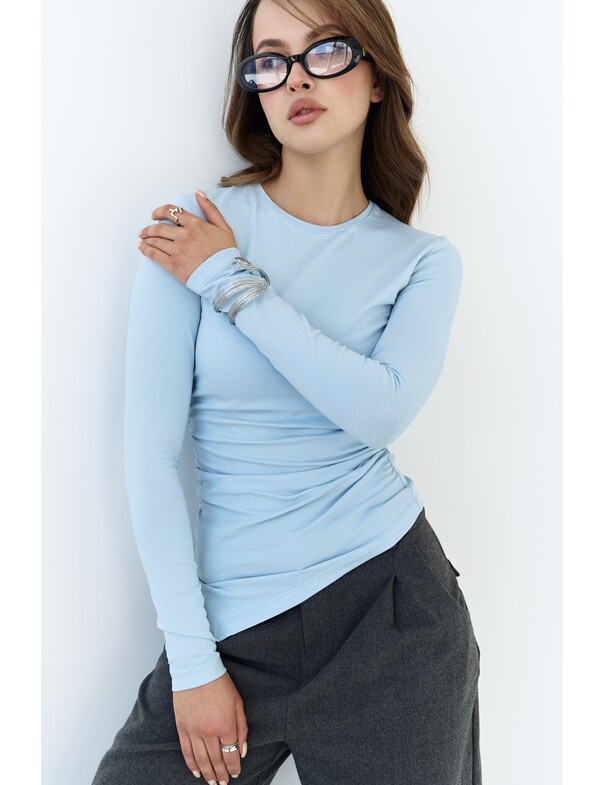 Лонгслив асимметричный