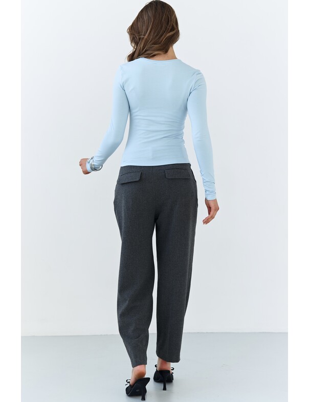 Лонгслив асимметричный