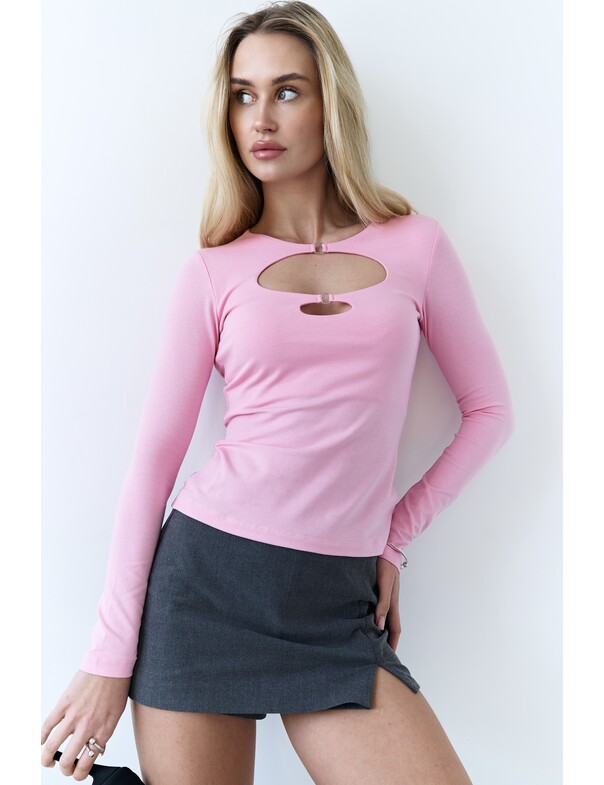 Лонгслив с кольцами