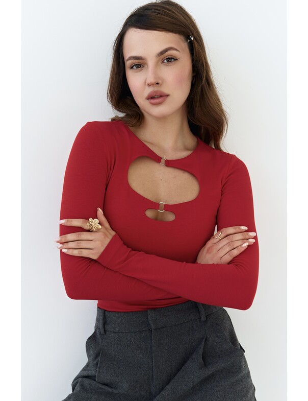 Лонгслів з кільцями