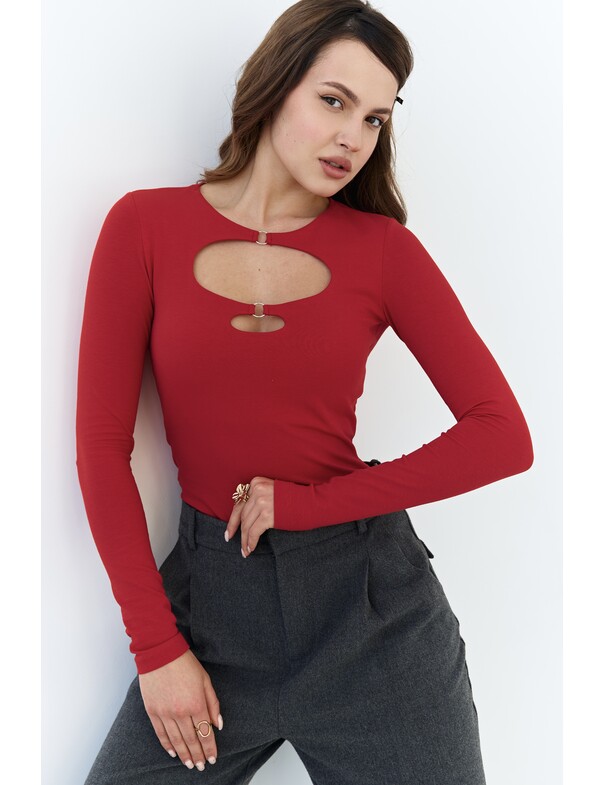 Лонгслив с кольцами