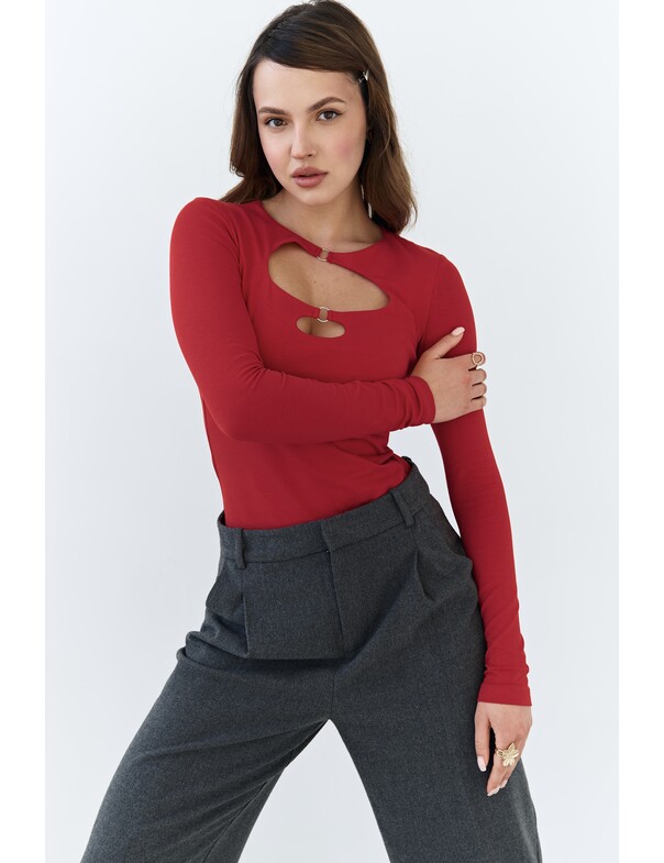 Лонгслив с кольцами