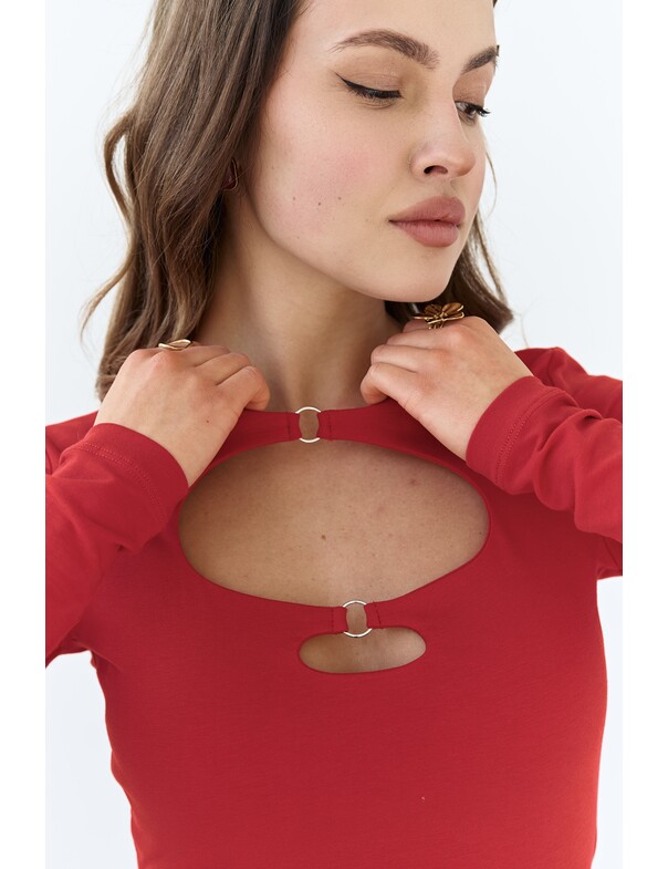 Лонгслив с кольцами