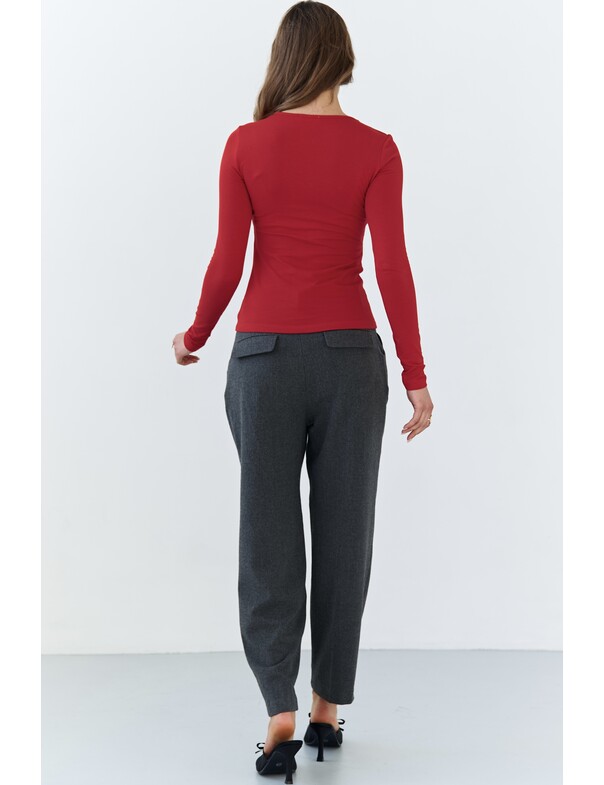 Лонгслив с кольцами