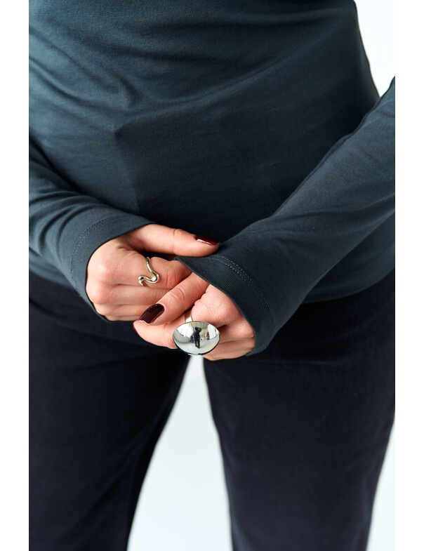 Лонгслів зі збіркою на плече