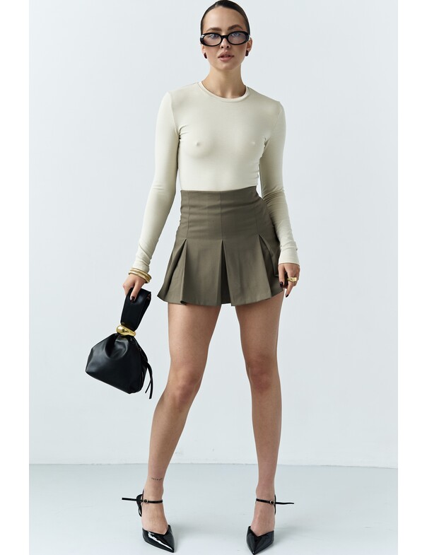 Женский лонгслив приталенный из вискозы