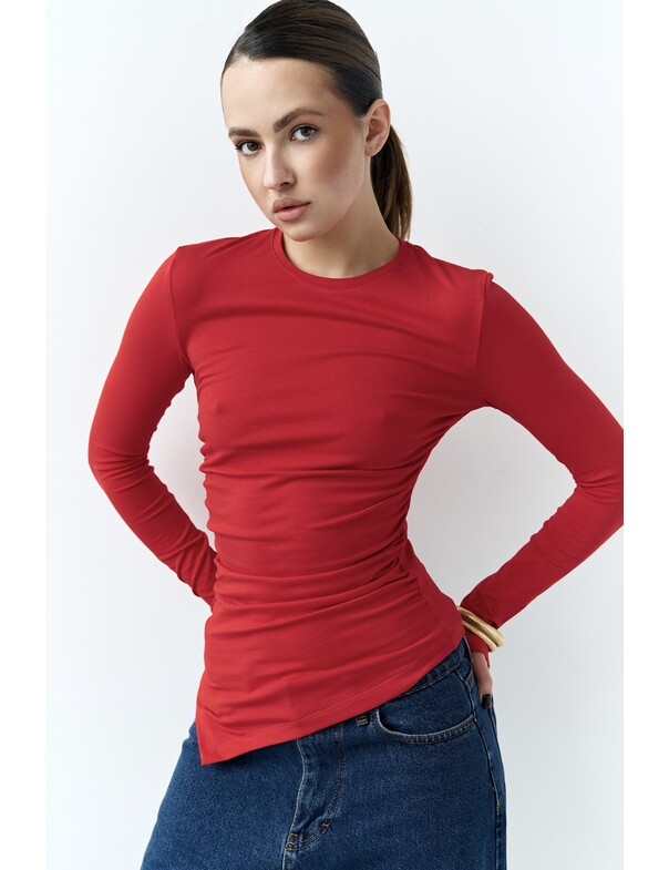 Лонгслив асимметричный