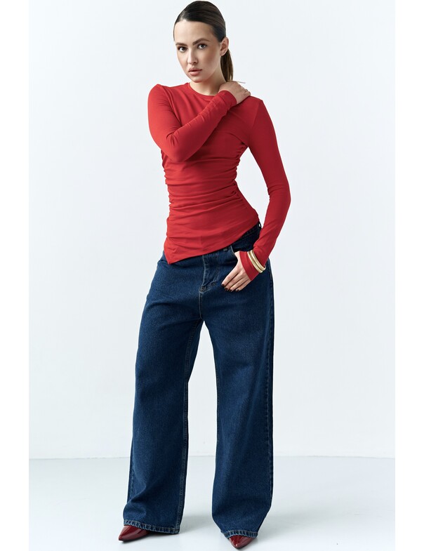 Лонгслив асимметричный