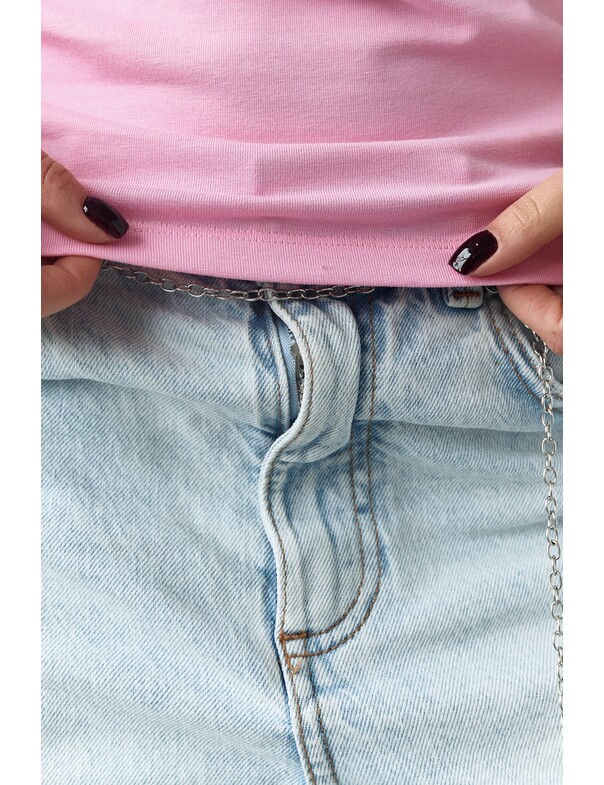 Жіноча приталена футболка колір білий 0