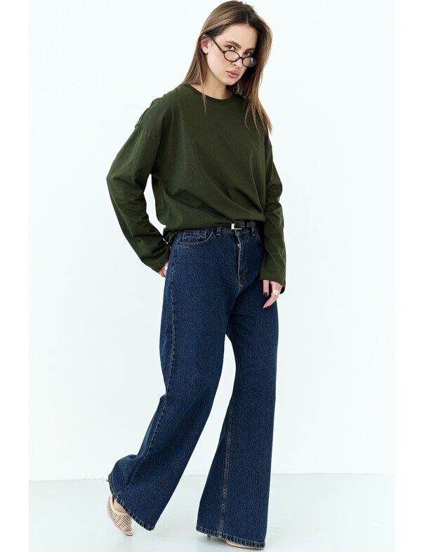 Унісекс лонгслів оверсайз котон