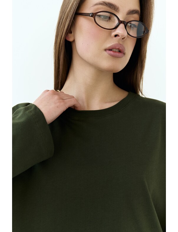 Унисекс лонгслив оверсайз коттон