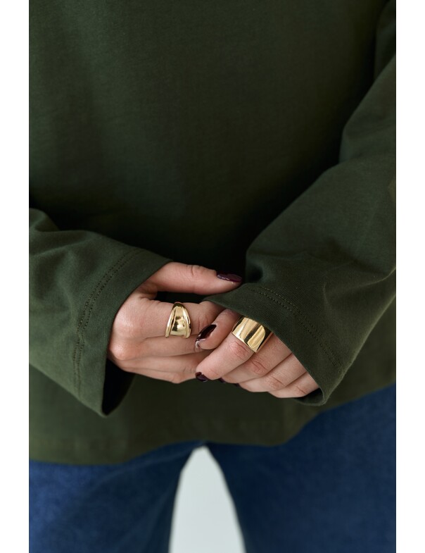 Унісекс лонгслів оверсайз котон