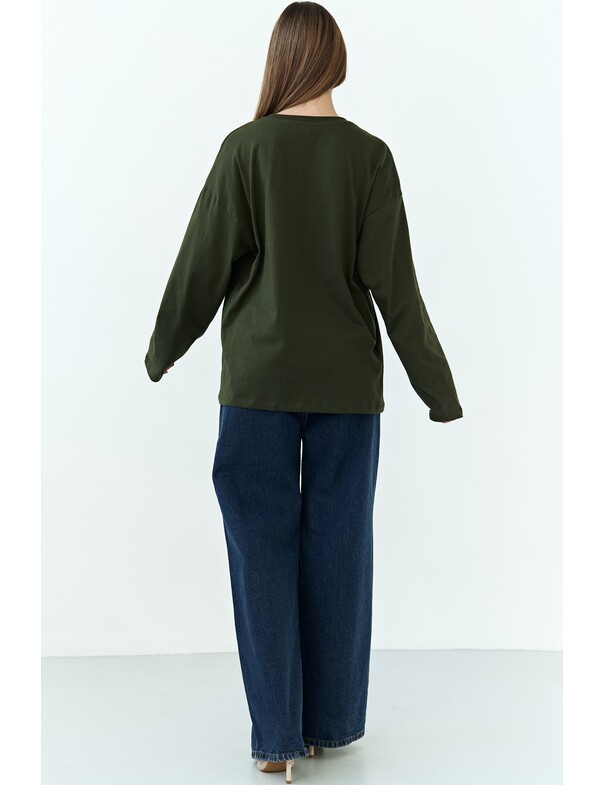 Унісекс лонгслів оверсайз котон