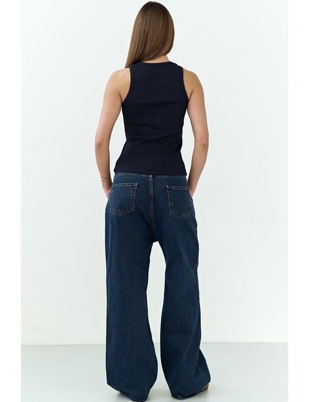 Женская майка классическая из плотного рубчика