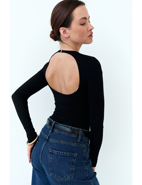 Боді з круглими вирізами