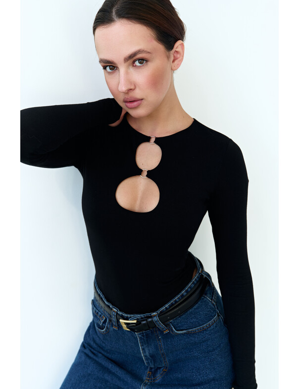 Боди с круглыми вырезами