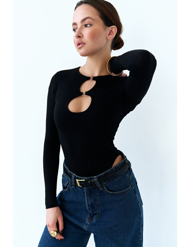 Боди с круглыми вырезами