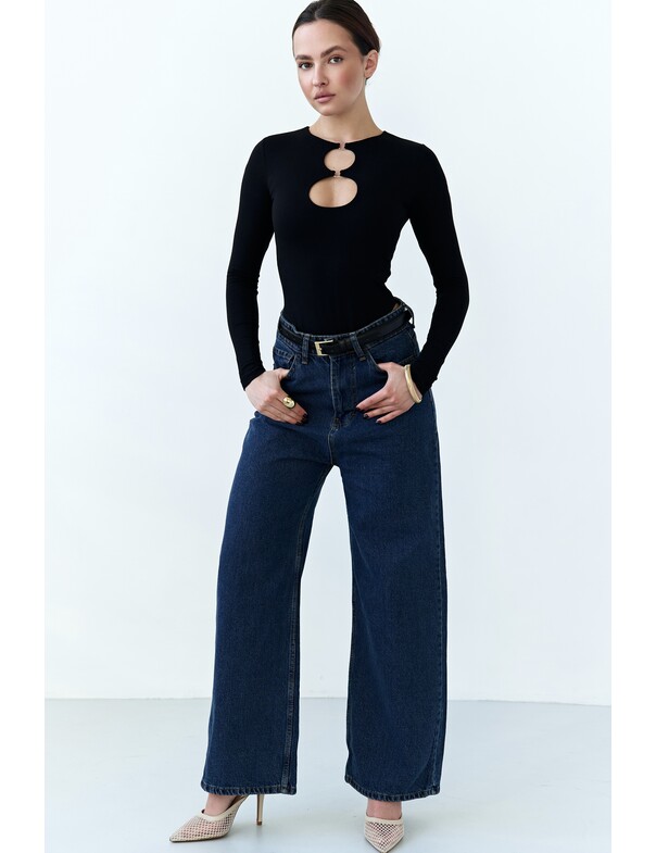 Боді з круглими вирізами