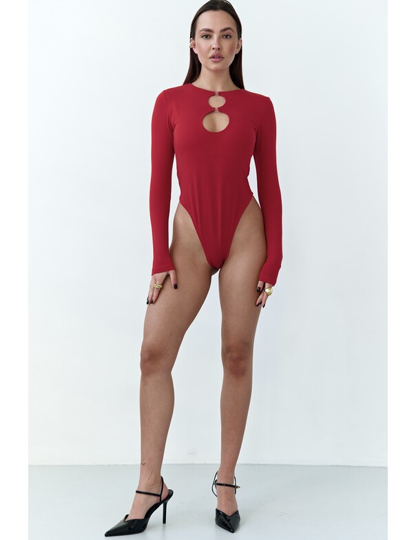 Боді з круглими вирізами