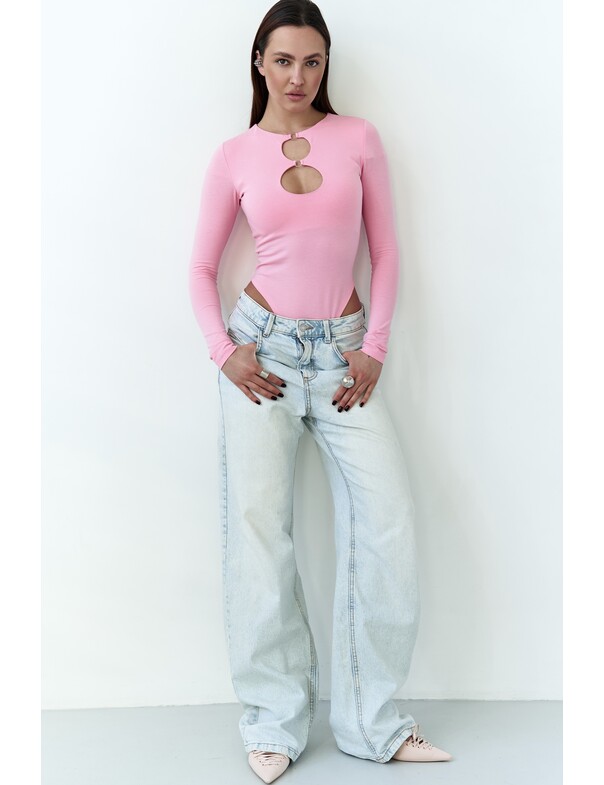 Боди с круглыми вырезами