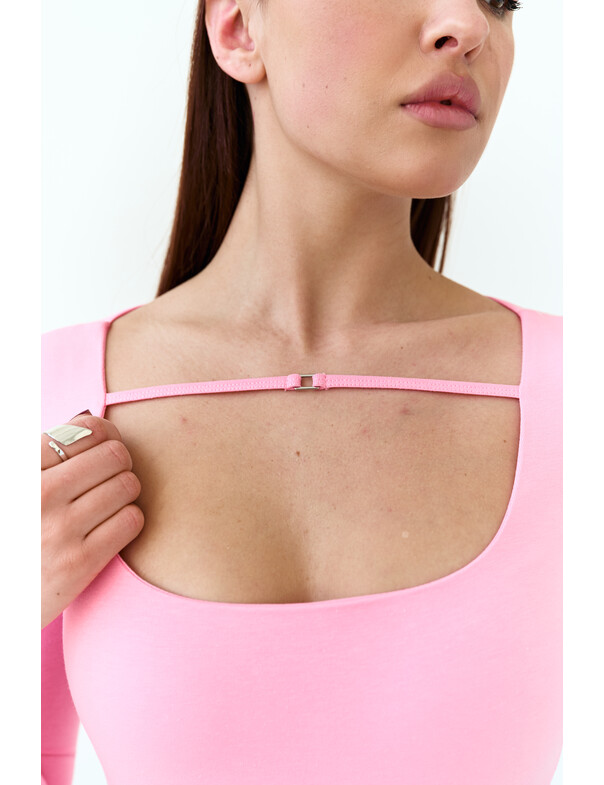 Боді з декоративною бретелькою