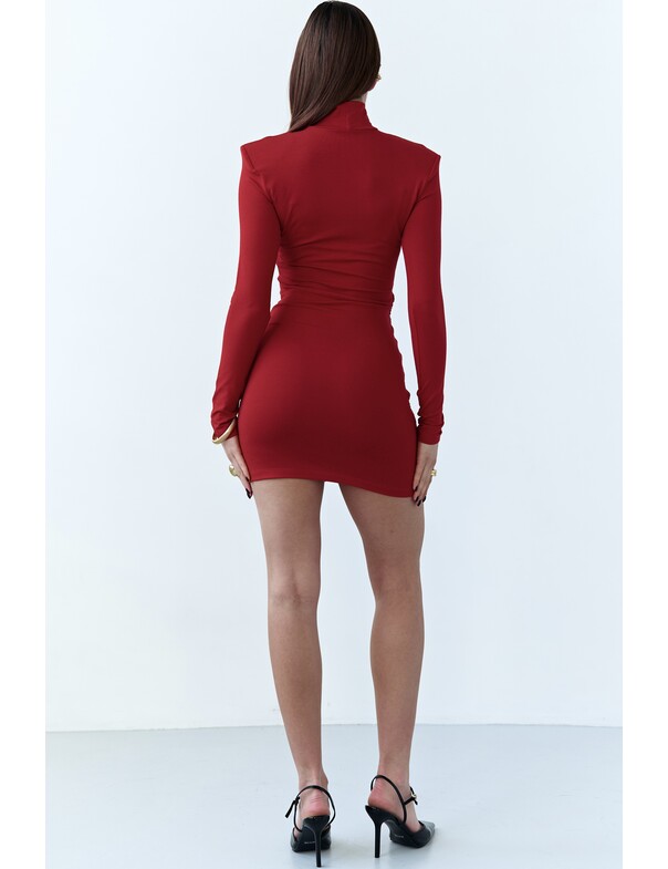 Платье мини c плечиками