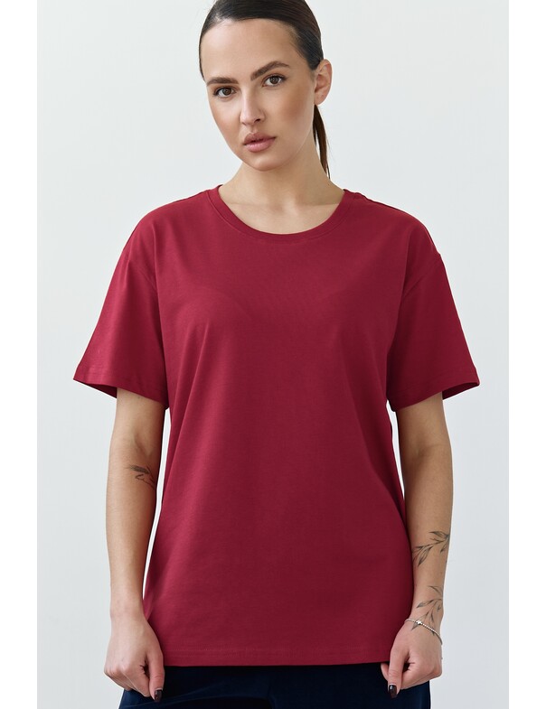 Жіноча футболка коттон колір чорний 1