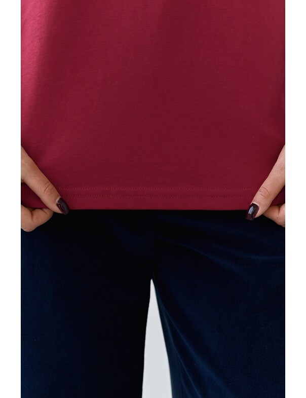 Жіноча футболка коттон колір чорний 1