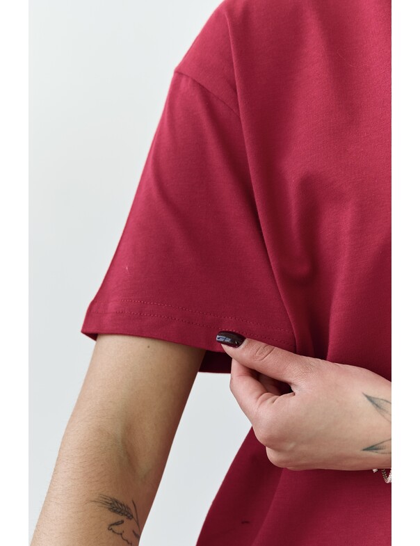 Жіноча футболка коттон колір чорний 1