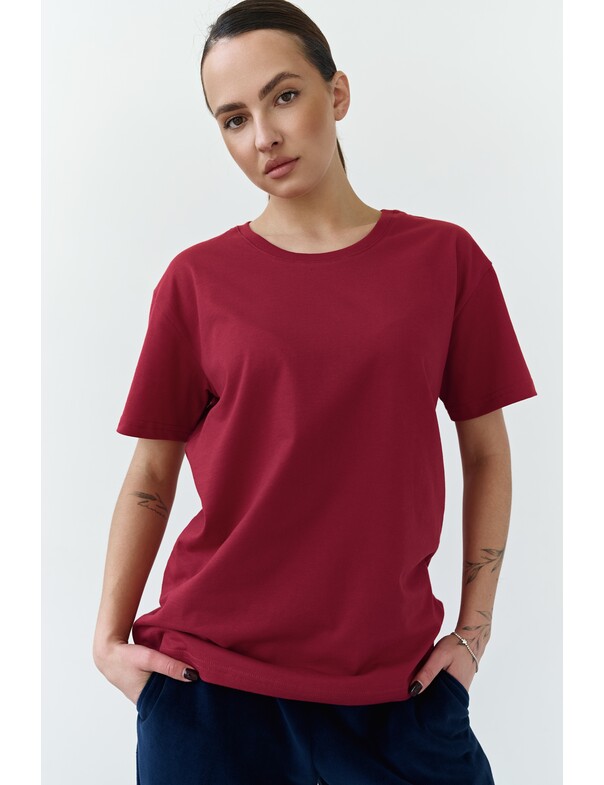 Жіноча футболка коттон колір чорний 1