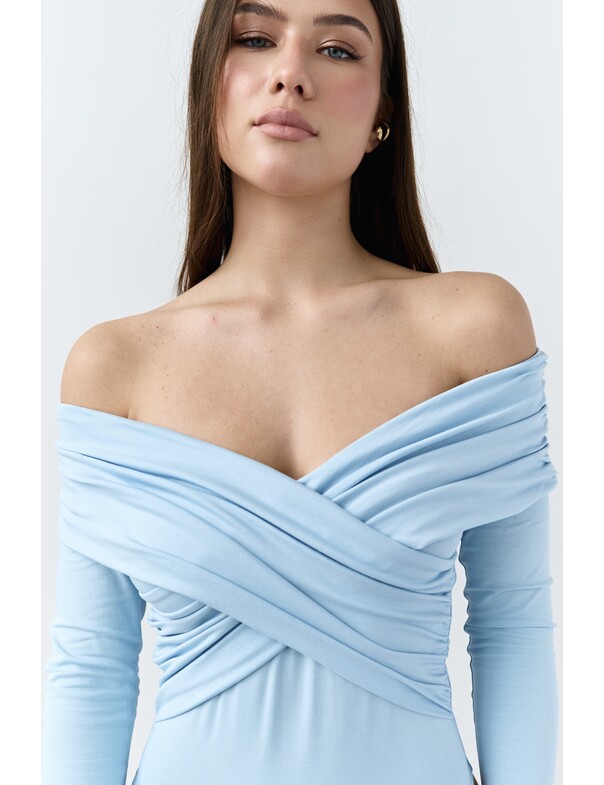 Боді з драпіровкою на запах